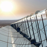 Первый крупный проект производства солнечной энергии был запущен в Индии