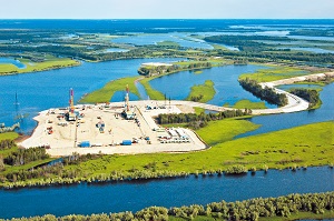 АО «Самотлорнефтегаз» применил уникальный метод «Аэрощуп» для очистки дна водоема от углеводородов